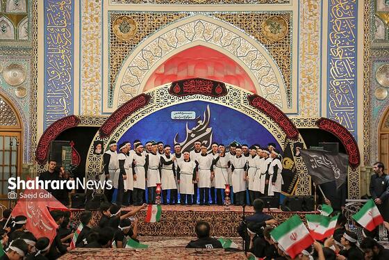 گزارش تصویری | اجتماع نوجوانان عاشورایی در سیزدهمین سوگواره «احلی من العسل» در حرم امام‌رضا(ع)