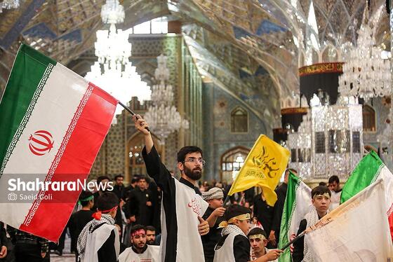 گزارش تصویری | اجتماع نوجوانان عاشورایی در سیزدهمین سوگواره «احلی من العسل» در حرم امام‌رضا(ع)