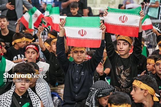 گزارش تصویری | اجتماع نوجوانان عاشورایی در سیزدهمین سوگواره «احلی من العسل» در حرم امام‌رضا(ع)