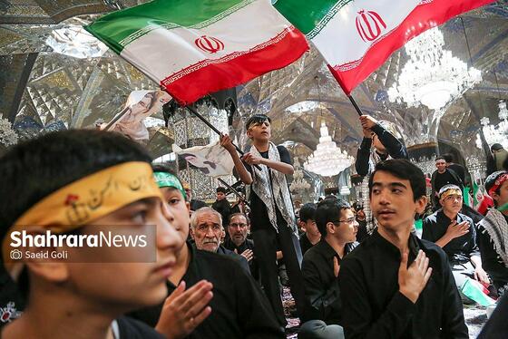 گزارش تصویری | اجتماع نوجوانان عاشورایی در سیزدهمین سوگواره «احلی من العسل» در حرم امام‌رضا(ع)