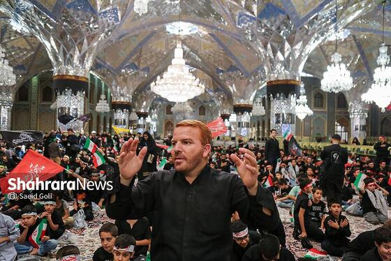 گزارش تصویری | اجتماع نوجوانان عاشورایی در سیزدهمین سوگواره «احلی من العسل» در حرم امام‌رضا(ع)