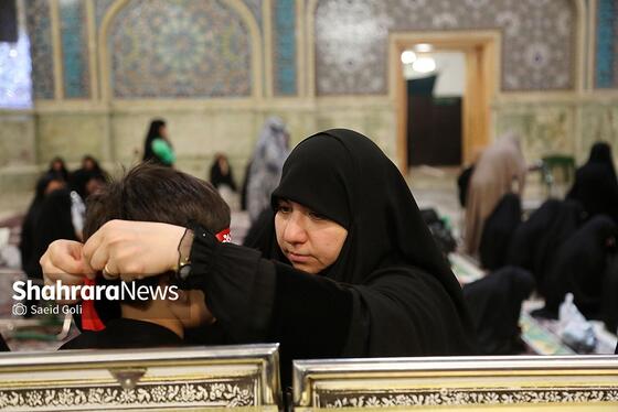 گزارش تصویری | اجتماع نوجوانان عاشورایی در سیزدهمین سوگواره «احلی من العسل» در حرم امام‌رضا(ع)
