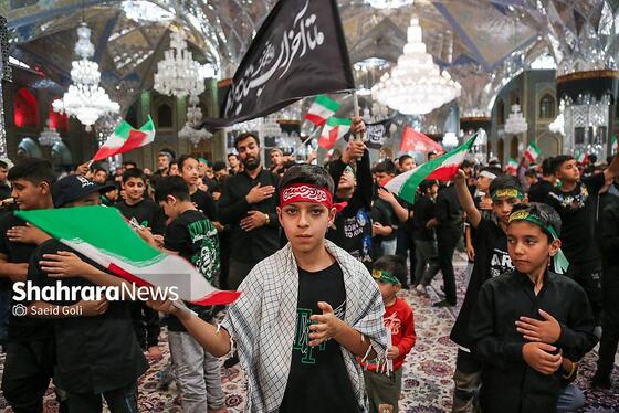 گزارش تصویری | اجتماع نوجوانان عاشورایی در سیزدهمین سوگواره «احلی من العسل» در حرم امام‌رضا(ع)