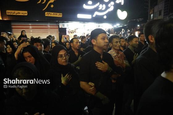 گزارش تصویری | مراسم علم کشیِ مهاجران افغانستانی در گلشهر مشهد
