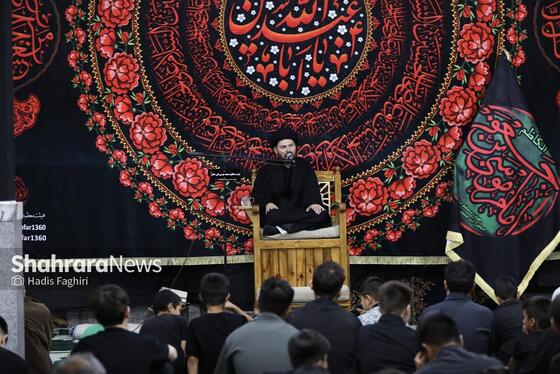 گزارش تصویری | مراسم علم کشیِ مهاجران افغانستانی در گلشهر مشهد