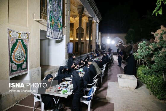 محرم ۱۴۰۴ | عکس‌هایی از عزاداری در خانه تاریخی شیخ‌الاسلام - اصفهان