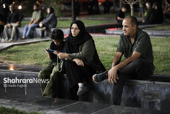 گزارش تصویری | مراسم روضه خوانی شب هشتم  ماه محرم در خیابان های مشهد