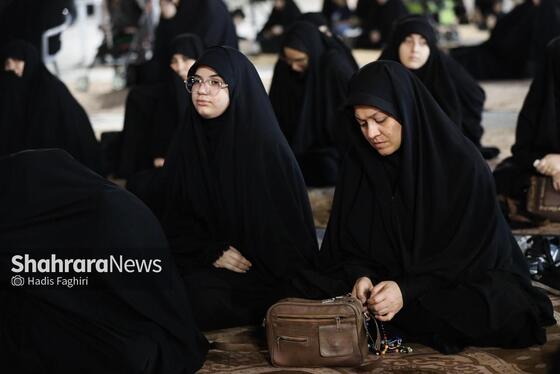گزارش تصویری | مراسم روضه خوانی شب هشتم  ماه محرم در خیابان های مشهد