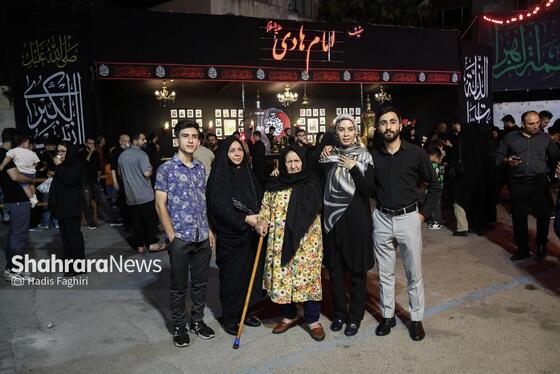 گزارش تصویری | مراسم روضه خوانی شب هشتم  ماه محرم در خیابان های مشهد
