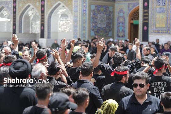 گزارش تصویری | عزاداری روز تاسوعای حسینی در حرم امام‌رضا(ع) (۱۴ تیر ۱۴۰۴)