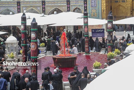 گزارش تصویری | عزاداری روز تاسوعای حسینی در حرم امام‌رضا(ع) (۱۴ تیر ۱۴۰۴)