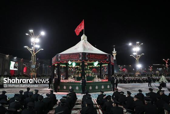 گزارش تصویری | مراسم خطبه خوانی شب عاشورا در حرم مطهر رضوی