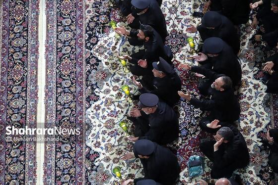 گزارش تصویری | مراسم خطبه خوانی شب عاشورا در حرم مطهر رضوی