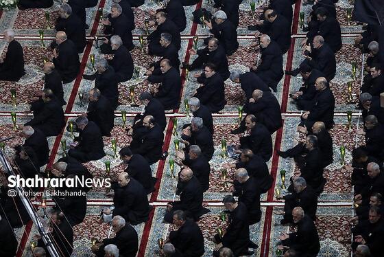 گزارش تصویری | مراسم خطبه خوانی شب عاشورا در حرم مطهر رضوی