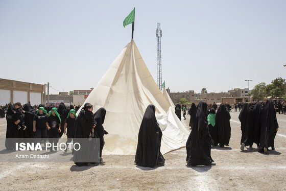 محرم ۱۴۰۴ | مراسم سنتی خیمه‌سوزان ظهر عاشورا در قزوین