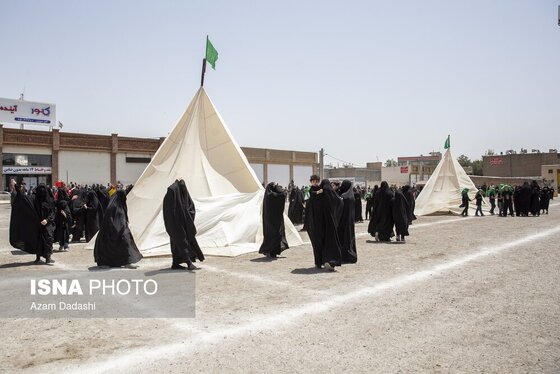محرم ۱۴۰۴ | مراسم سنتی خیمه‌سوزان ظهر عاشورا در قزوین