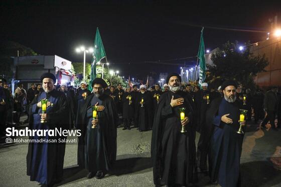 گزارش تصویری | شام غریبان حسینی در حرم امام‌رضا(ع) (۱۵ تیر ۱۴۰۴)