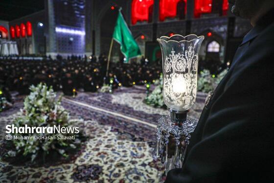 گزارش تصویری | شام غریبان حسینی در حرم امام‌رضا(ع) (۱۵ تیر ۱۴۰۴)
