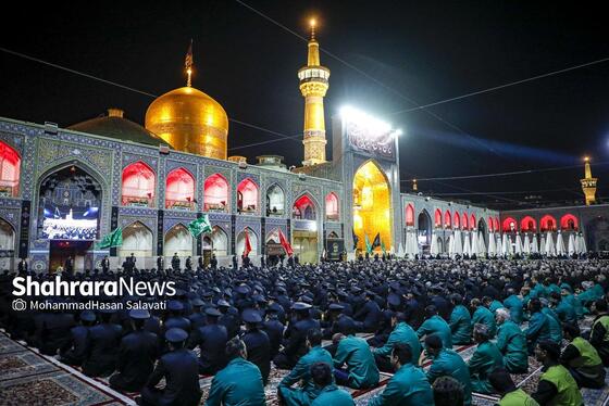گزارش تصویری | شام غریبان حسینی در حرم امام‌رضا(ع) (۱۵ تیر ۱۴۰۴)
