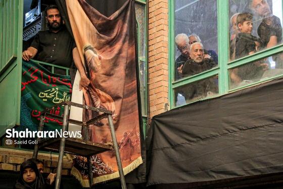 گزارش تصویری | تعزیه دوازدهم محرم در حسینیه کرمانی های مشهد