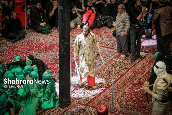 گزارش تصویری | تعزیه دوازدهم محرم در حسینیه کرمانی های مشهد