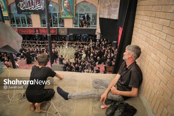 گزارش تصویری | تعزیه دوازدهم محرم در حسینیه کرمانی های مشهد