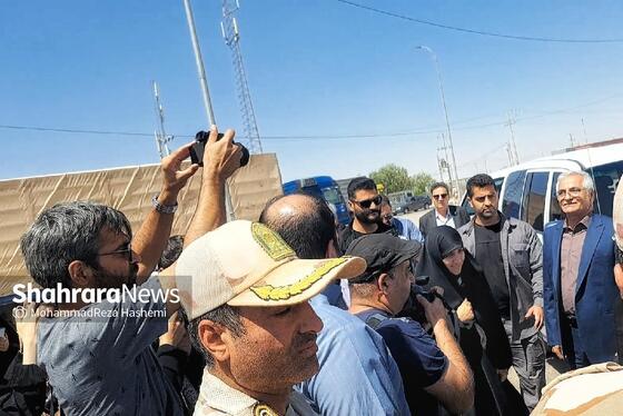 گزارش تصویری | زهرا بهروز آذر، نماینده رئیس جمهور به دوغارون رفت