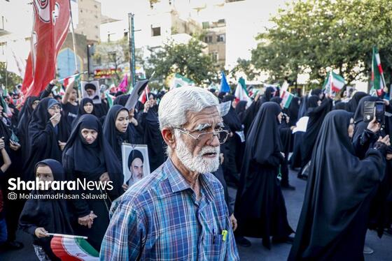 گزارش تصویری | راهپیمایی روز ملی عفاف و حجاب در مشهد (۲۱ تیر ۱۴۰۴)