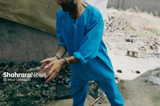 گزارش تصویری | بازسازی صحنه قتل صاحب گلخانه در بلوار شاهنامه