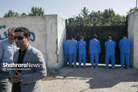 گزارش تصویری | بازسازی صحنه قتل در جاده شهرک صنعتی فردوسی مشهد