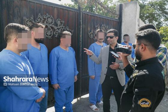 گزارش تصویری | بازسازی صحنه قتل در جاده شهرک صنعتی فردوسی مشهد