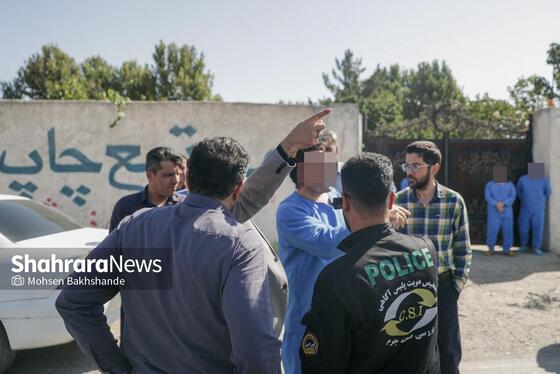 گزارش تصویری | بازسازی صحنه قتل در جاده شهرک صنعتی فردوسی مشهد
