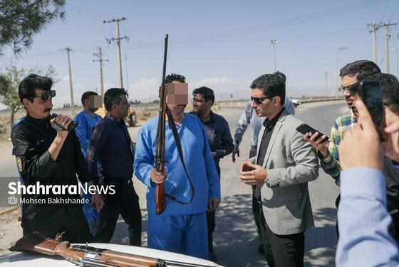 گزارش تصویری | بازسازی صحنه قتل در جاده شهرک صنعتی فردوسی مشهد