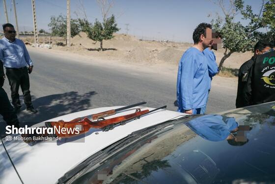 گزارش تصویری | بازسازی صحنه قتل در جاده شهرک صنعتی فردوسی مشهد