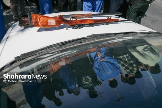 گزارش تصویری | بازسازی صحنه قتل در جاده شهرک صنعتی فردوسی مشهد