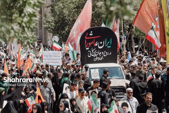 گزارش تصویری | تشییع پیکر مطهر شهید اقتدار حسن حسینی نژاد در مشهد