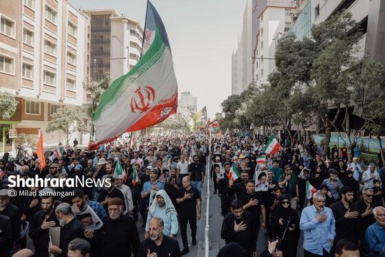گزارش تصویری | تشییع پیکر مطهر شهید اقتدار حسن حسینی نژاد در مشهد
