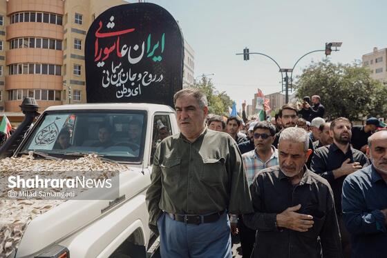گزارش تصویری | تشییع پیکر مطهر شهید اقتدار حسن حسینی نژاد در مشهد