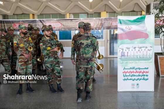گزارش تصویری | استقبال از تیم ملی فوتبال بانوان ایران در مشهد