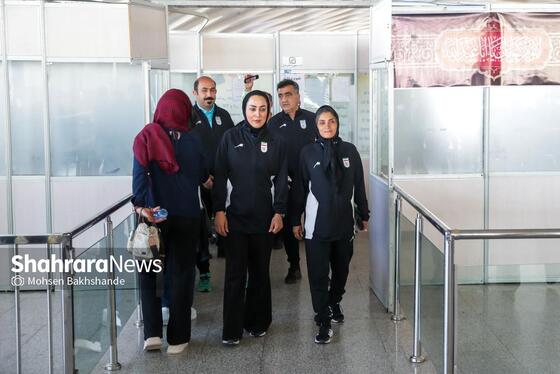 گزارش تصویری | استقبال از تیم ملی فوتبال بانوان ایران در مشهد