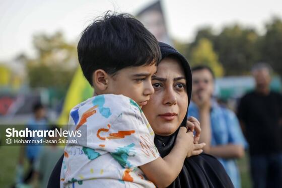 گزارش تصویری | اجتماع بزرگ کودکان و نوجوانان مشهدی در یادبود شهدای کودک و نوجوان ایرانی حمله رژیم صهیونی