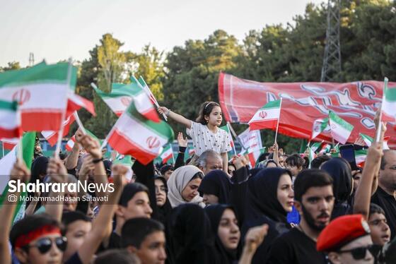 گزارش تصویری | اجتماع بزرگ کودکان و نوجوانان مشهدی در یادبود شهدای کودک و نوجوان ایرانی حمله رژیم صهیونی