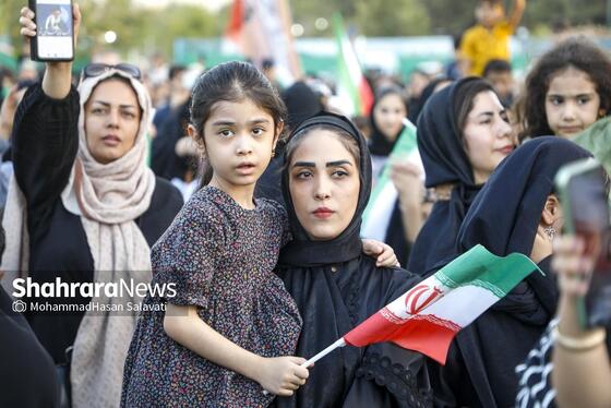 گزارش تصویری | اجتماع بزرگ کودکان و نوجوانان مشهدی در یادبود شهدای کودک و نوجوان ایرانی حمله رژیم صهیونی