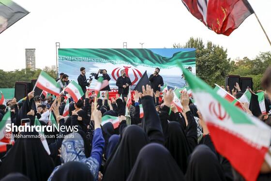 گزارش تصویری | اجتماع بزرگ کودکان و نوجوانان مشهدی در یادبود شهدای کودک و نوجوان ایرانی حمله رژیم صهیونی