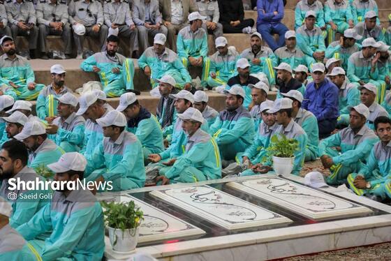 گزارش تصویری | آیین اذن خدمت کاروان خدام الحسین (ع) شهرداری مشهد