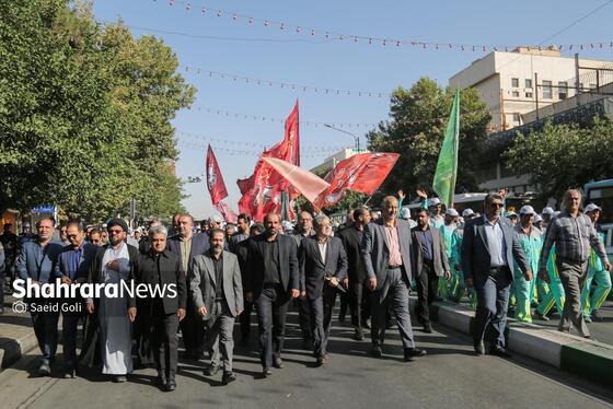 گزارش تصویری | آیین اذن خدمت کاروان خدام الحسین (ع) شهرداری مشهد