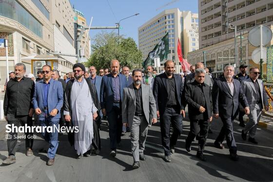 گزارش تصویری | آیین اذن خدمت کاروان خدام الحسین (ع) شهرداری مشهد