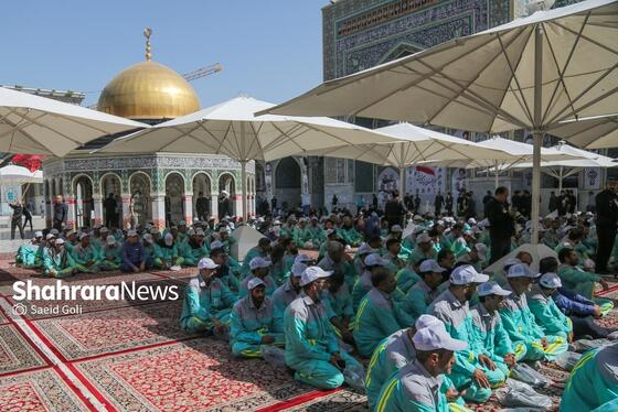 گزارش تصویری | آیین اذن خدمت کاروان خدام الحسین (ع) شهرداری مشهد