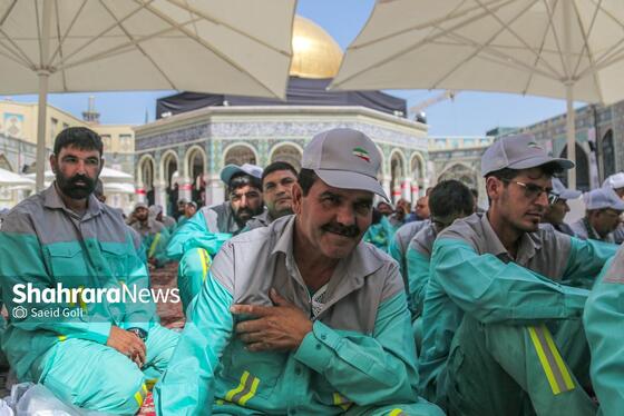گزارش تصویری | آیین اذن خدمت کاروان خدام الحسین (ع) شهرداری مشهد