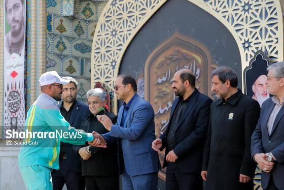 گزارش تصویری | آیین اذن خدمت کاروان خدام الحسین (ع) شهرداری مشهد